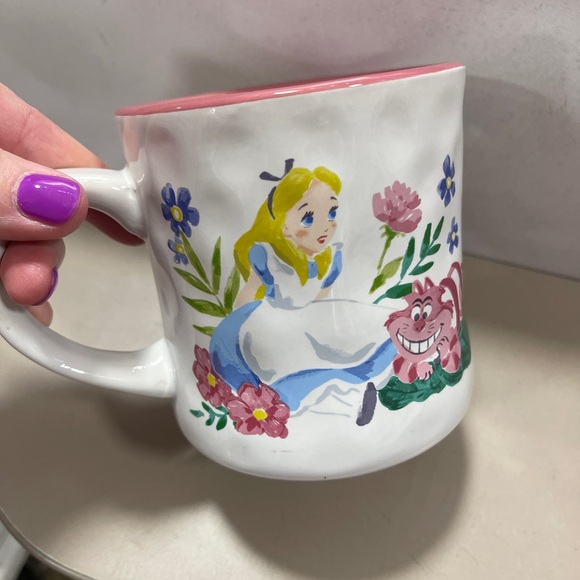 Disney Alice In Wonderland Doublesided Ceramic Coffee Tea Mug NEW - Picture 3 of 3
